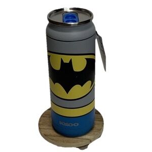 BATMAN Tumbler 16 oz Stainless Steel Can Igloo Insulated NWT